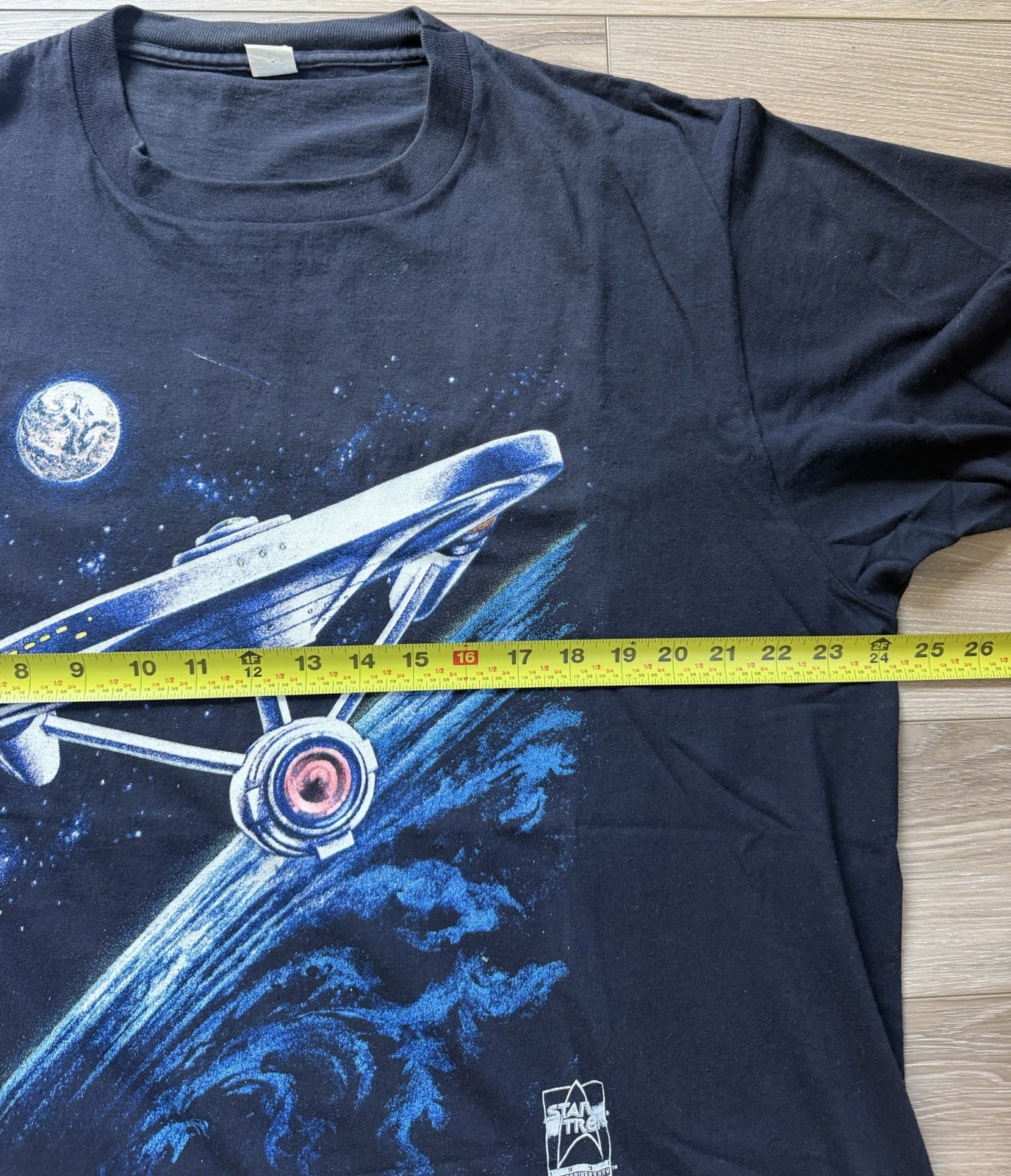 Vintage Star Trek Changes Shirt Mens XL Black USS Enterprise Graphic Tee 90s