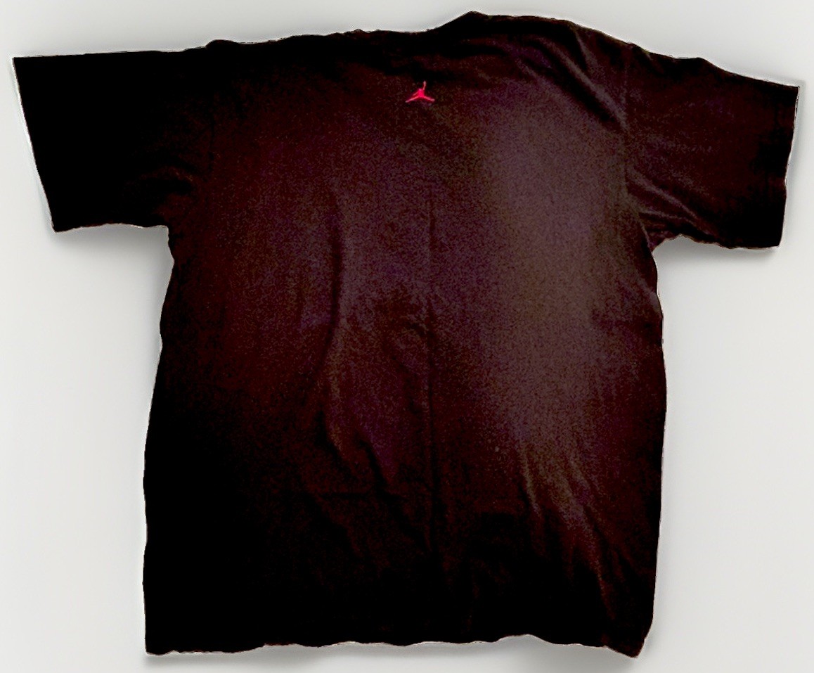 Nike Air Jordan Black T-Shirt Original Air Jordan Shoes 1-22 Size Medium 2007