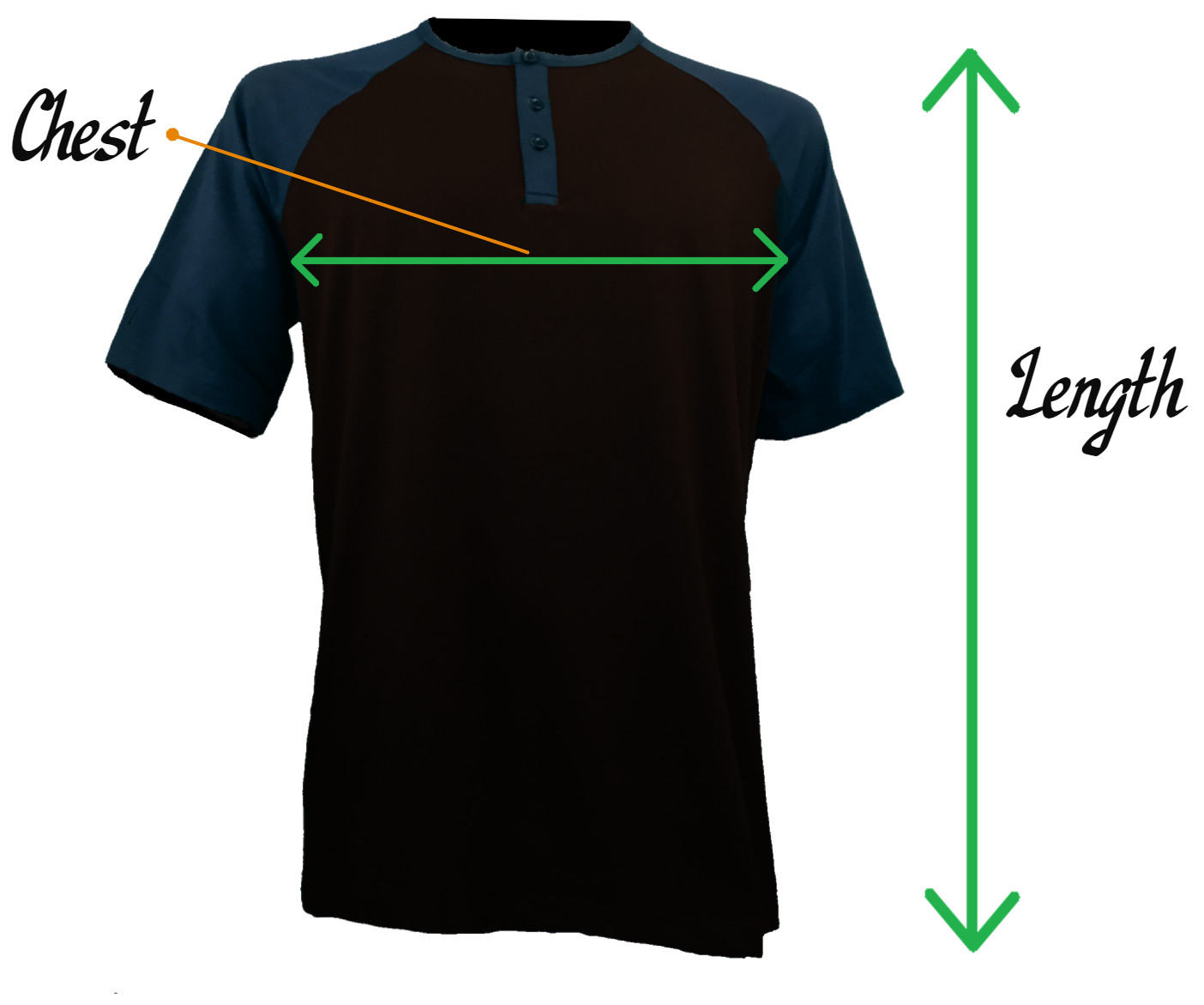 Styllion Big and Tall – Men’s Raglan Henley Baseball Shirts – Heavy Weight RHSS