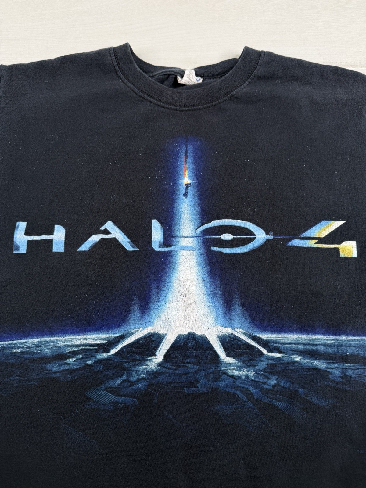 Jerzees Halo 4 Video Game Promo Shirt Black 2012 Xbox Master Chief Mens Medium