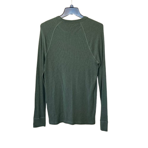 Faherty Cloud Waffle Crew Pullover Relaxed Fit Pima Mens Small S Deep Fern NWT