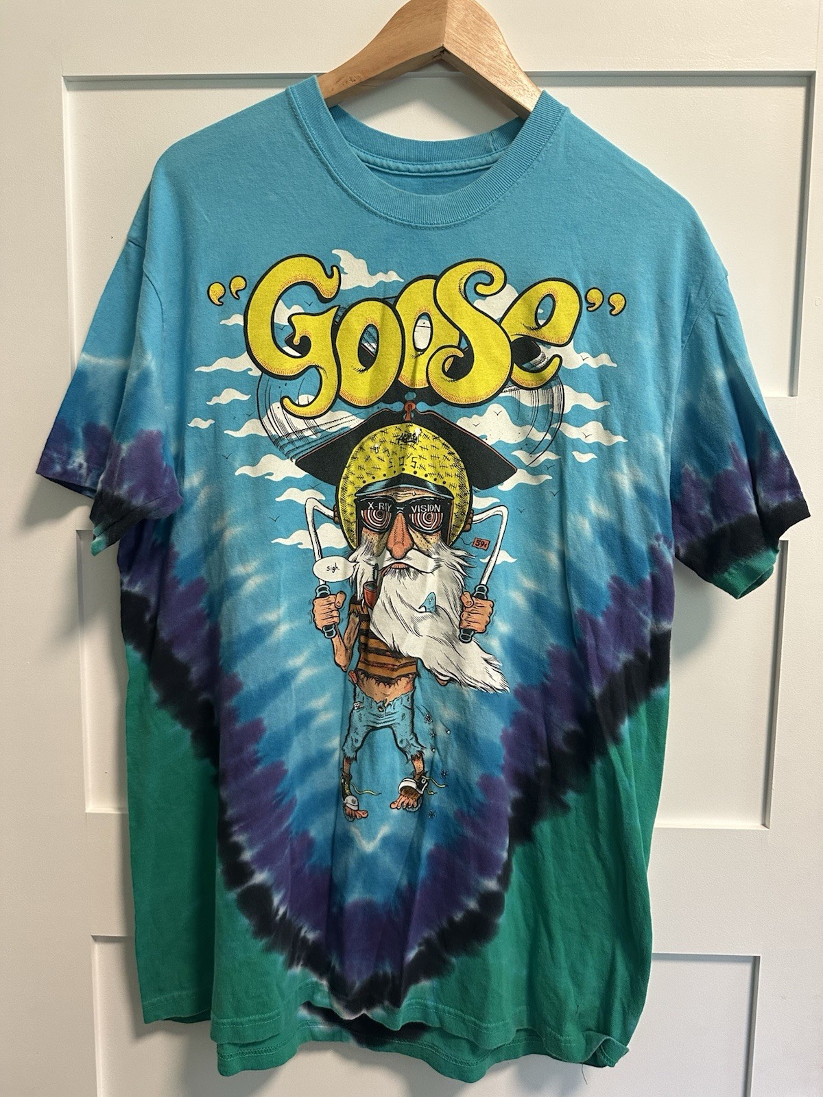 🪿Goose Summer Tour 2022 Tie-Dye Graphic T-Shirt w/ Tour Dates Back (L) ☀️