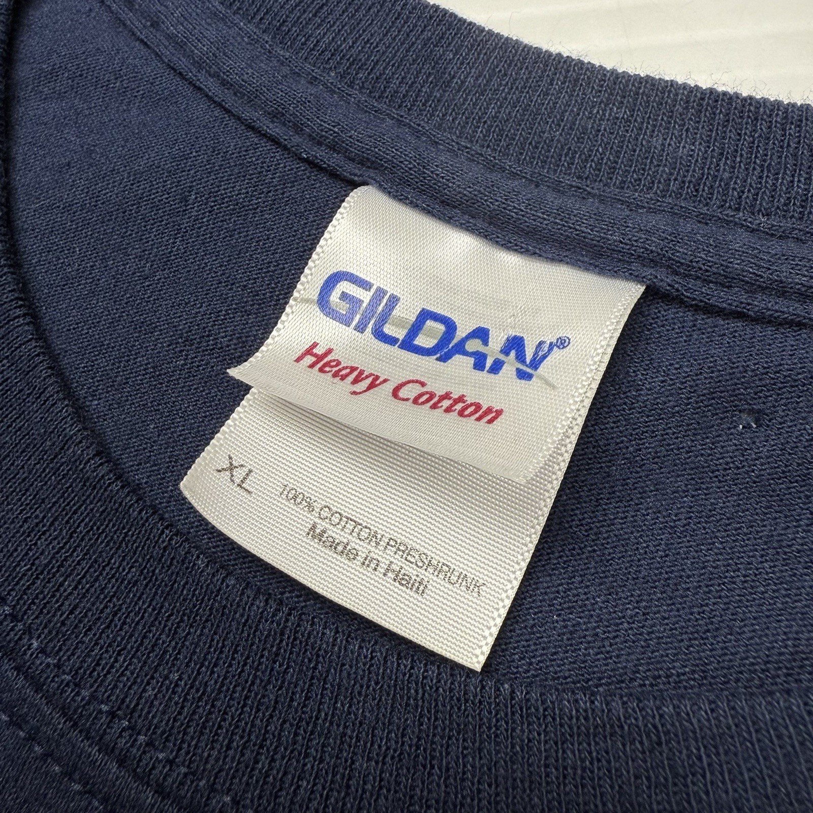 Gildan United States Air Force Mens Shirt XL Navy Big Logo USAF Military Graphic