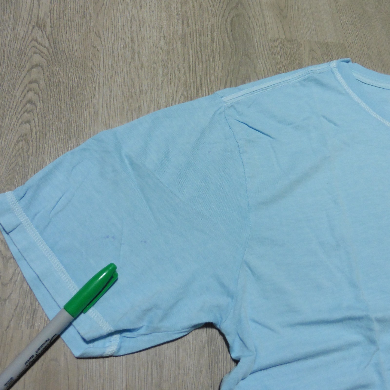 JOHNNIE O Mens L LARGE T SHIRT DALE 2.0 HAZE BLUE SHORT SLEEVE GOLF TEE