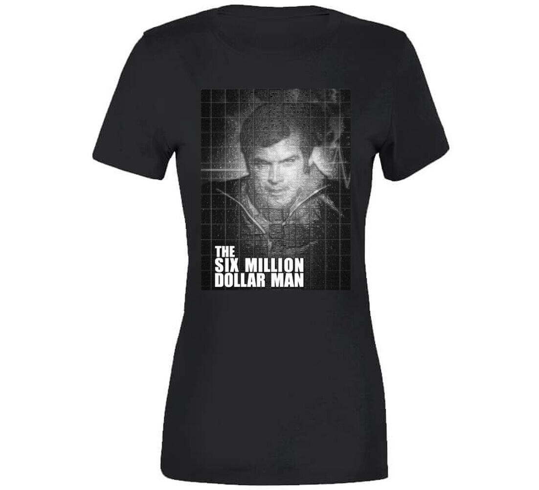 Six Million Dollar Man Lee Majors 70s Classic Tv T Shirt