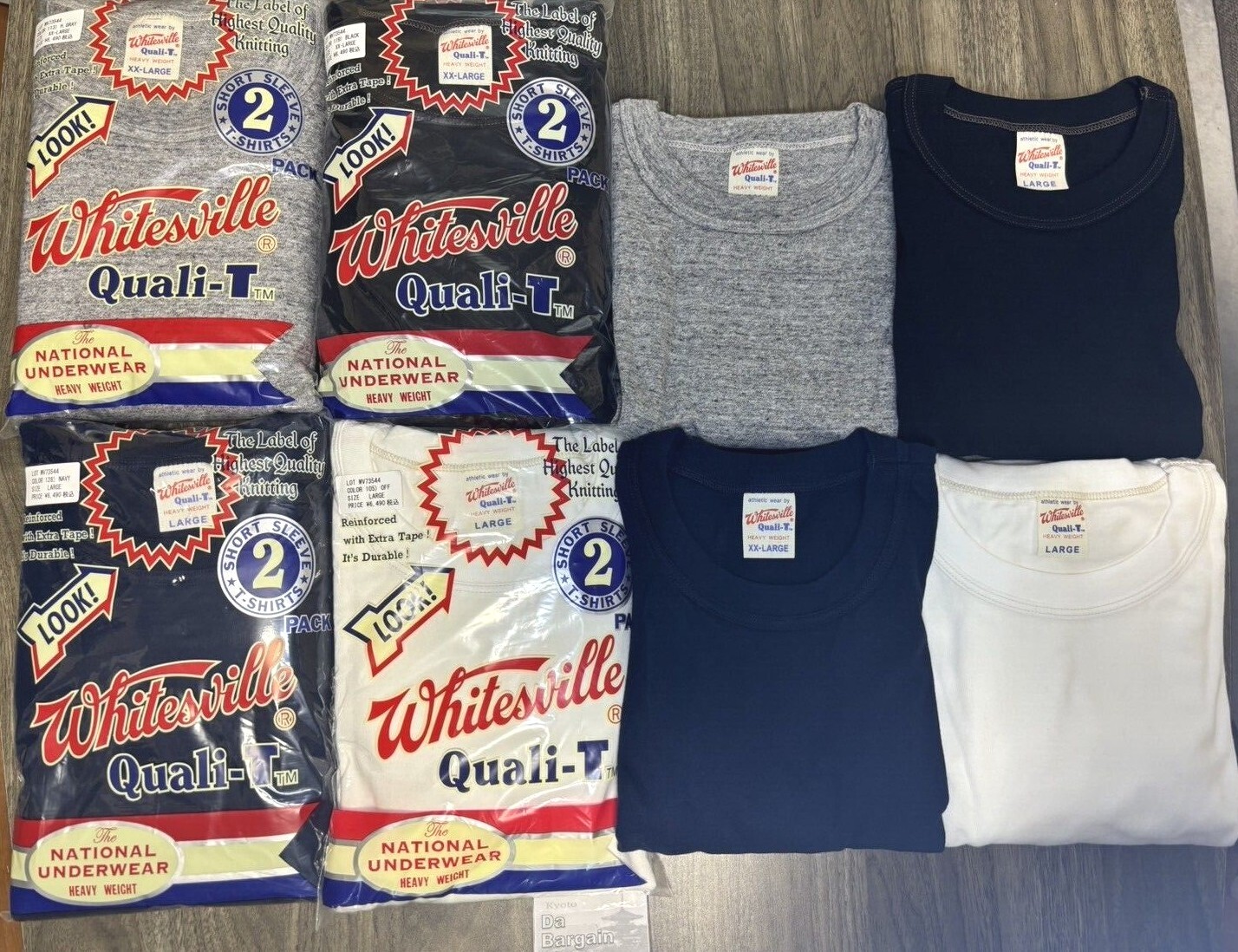 Bulk purchases great value‼【2-PACK】S-2XL WHITESVILLE T-SHIRT WV73544 Toyo acs