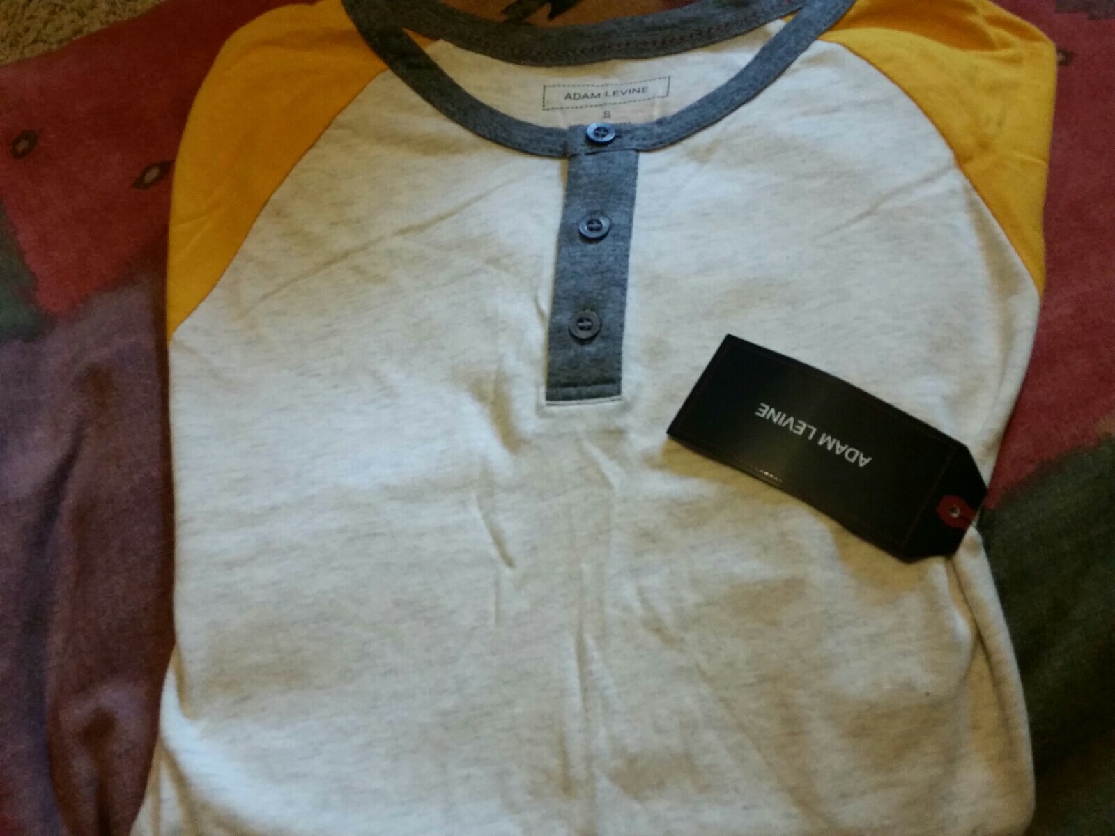 Adam Levine Buttoned Men’s Baseball Shirt – sz S