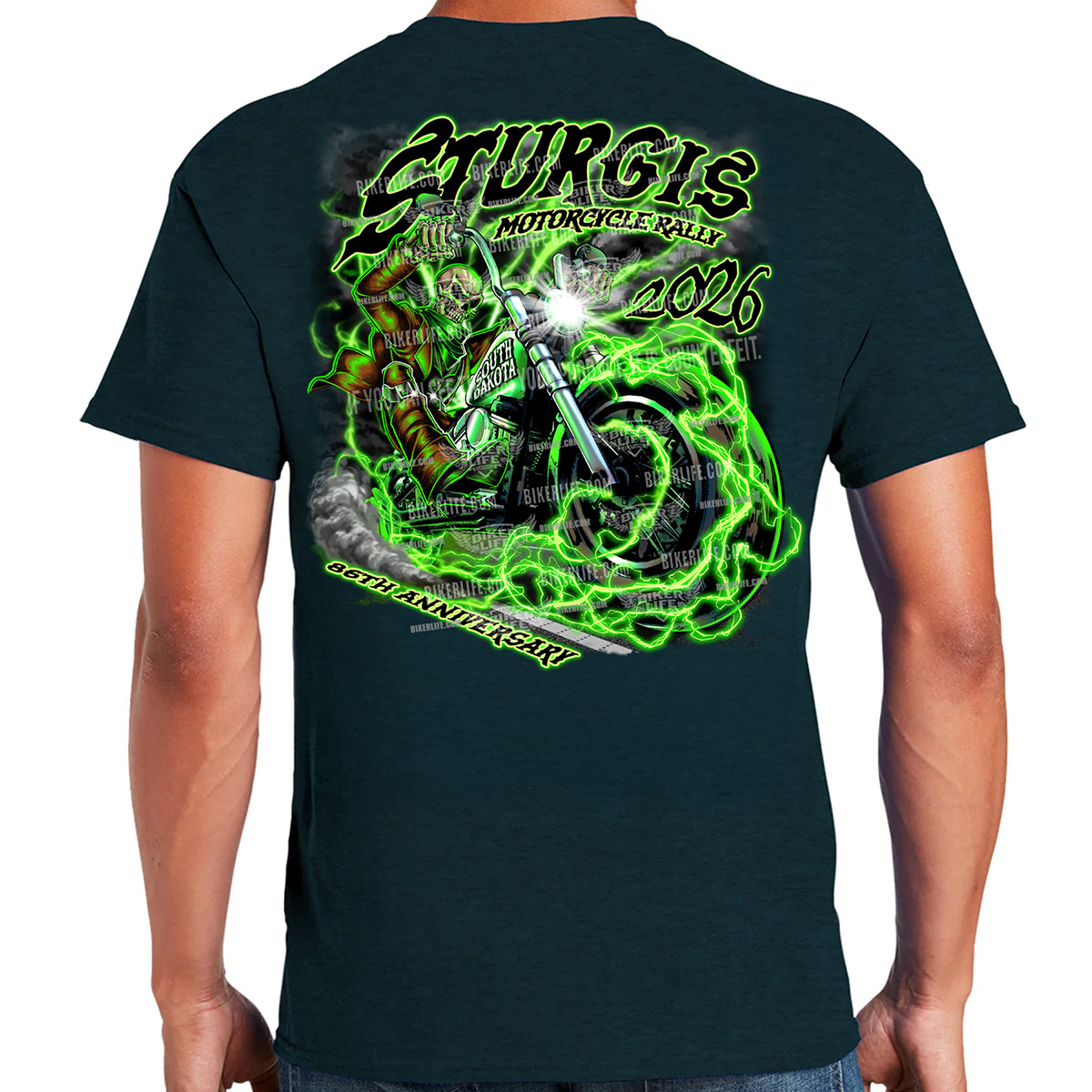 T-Shirt 2026 Sturgis Motorcycle Rally Electric Cowboy Limited Edition No Harley