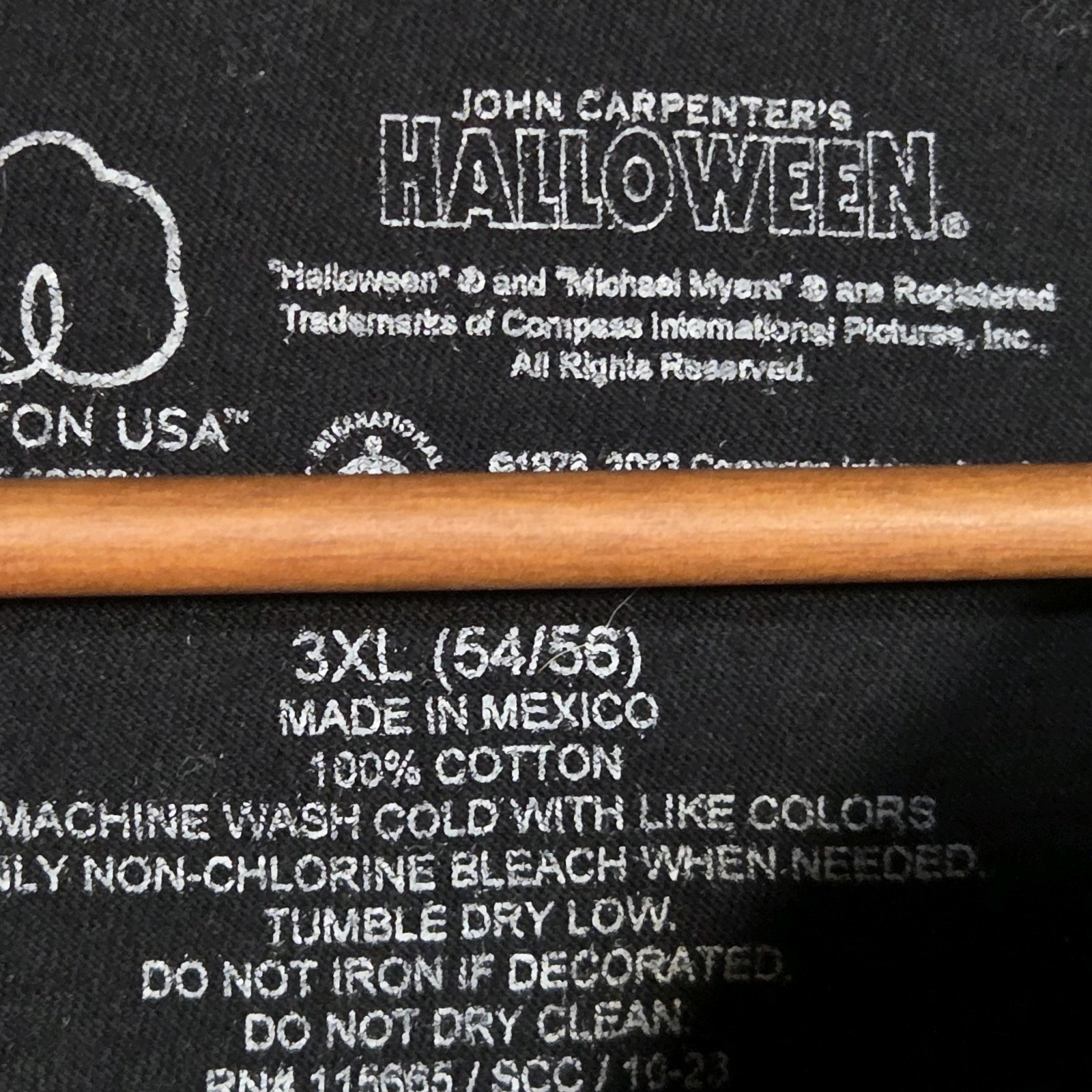 3XL John Carpenter’s Halloween Movie Poster Shirt Michael Myers Horror Film