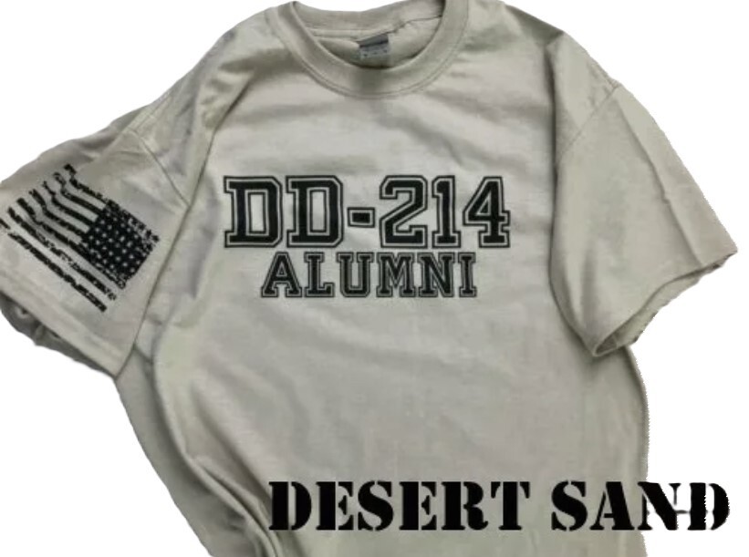DD-214 Alumni Military T-shirt. Perfect For Marines, Army, Navy Air-force WOWF