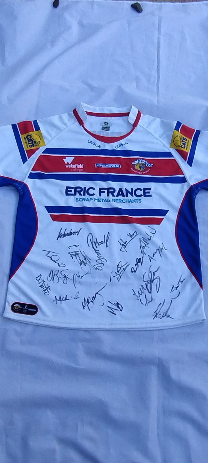 T Shirt Prostar Epic France Wakefield Trinity Wildcast, size L.