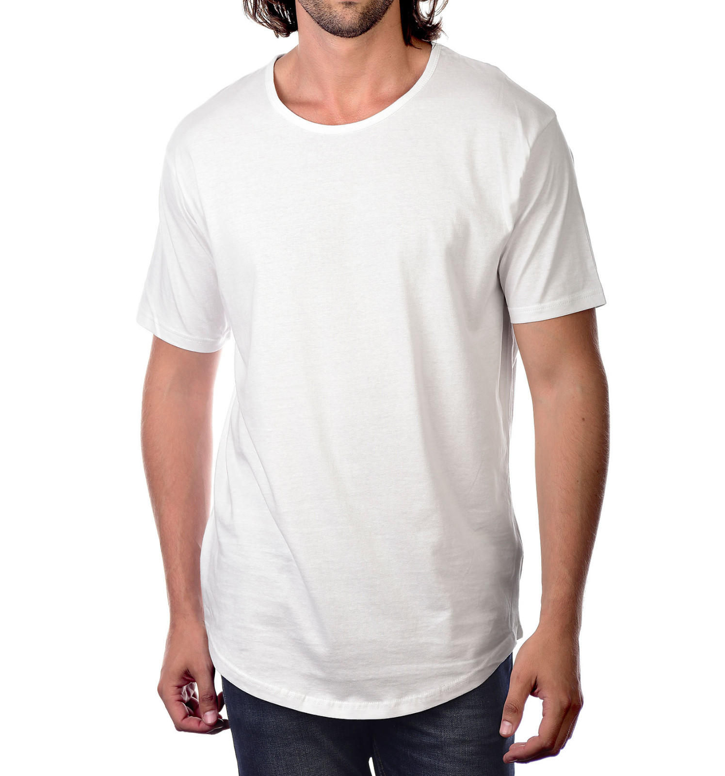 LUCKY BASTARDS CONTEMPORARY LONG MODERN T SHIRT 3 COMBO EXTENDED ELONGATED SCOOP