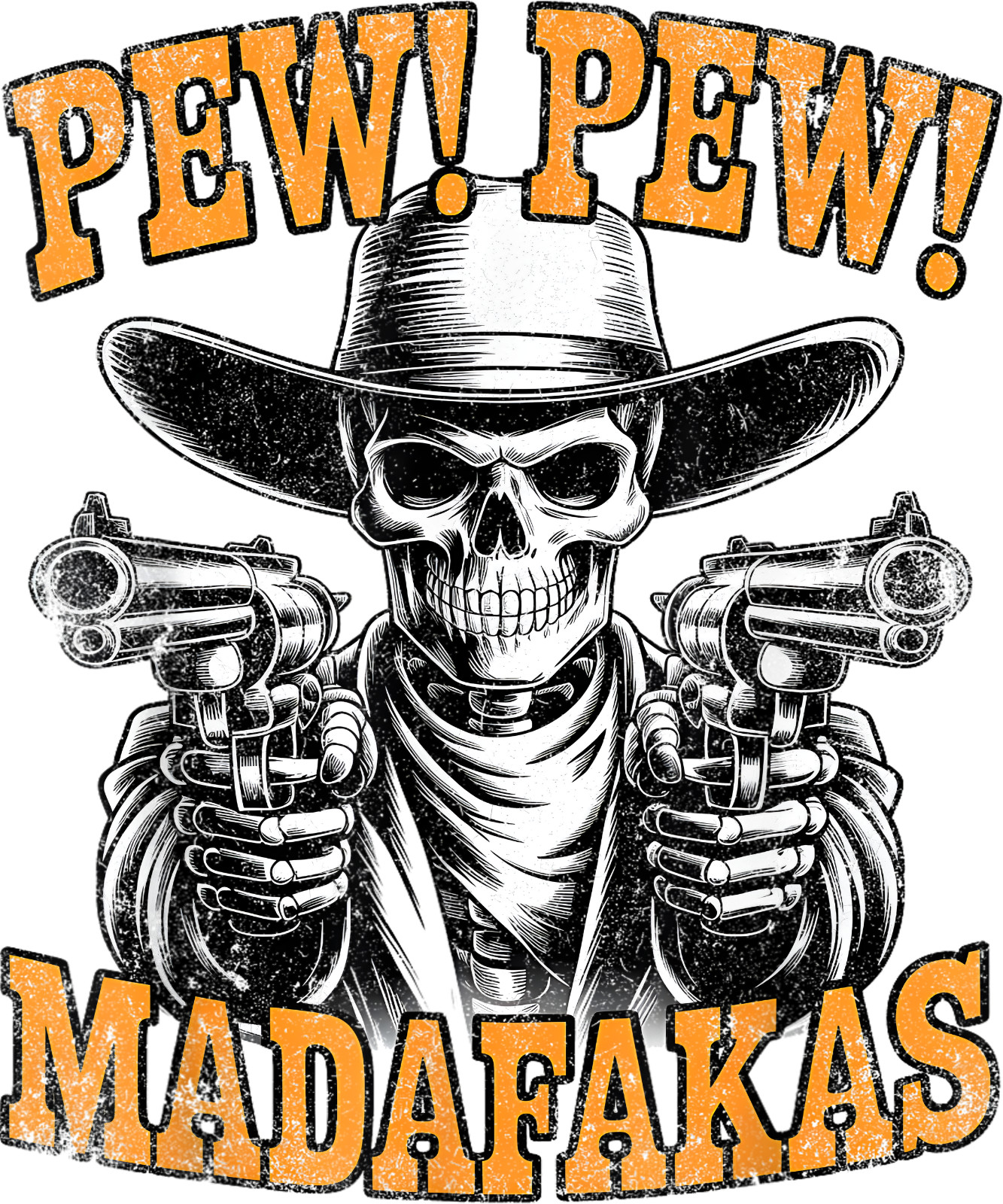 Unisex Funny Cowboy Skeleton Rodeo Western Retro Vintage Graphic TShirt Gift Tee