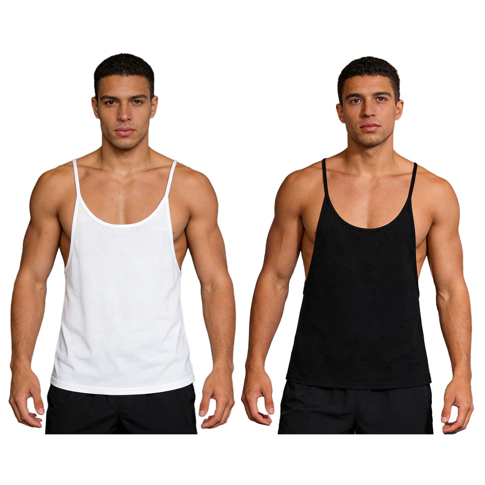 Men’s Tank Top Vacation T-Shirt Fitness Shirts Daily Wear Vest Party Blouse Gym
