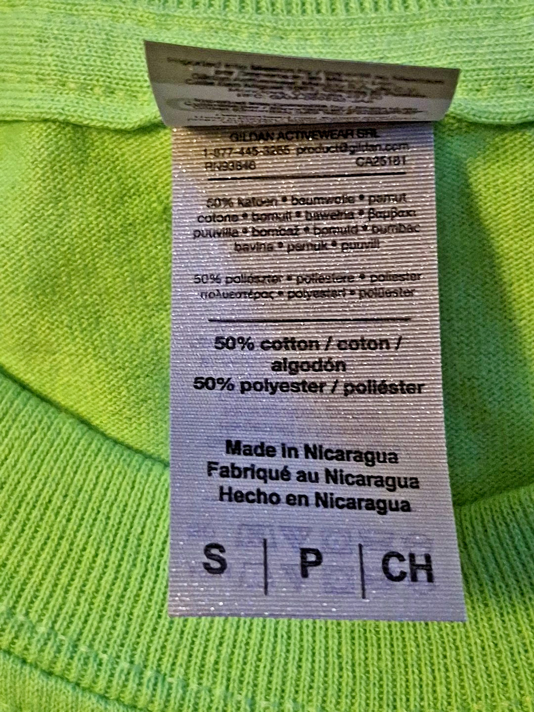 Gildan Dry Blend T-Shirt Green Size SM