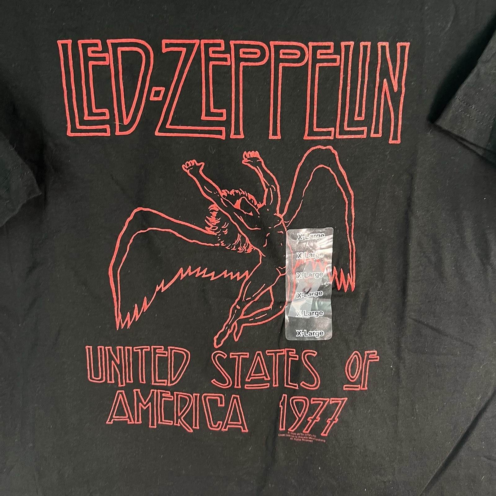Led Zeplin T-Shirt Mens Size XL Black NEW