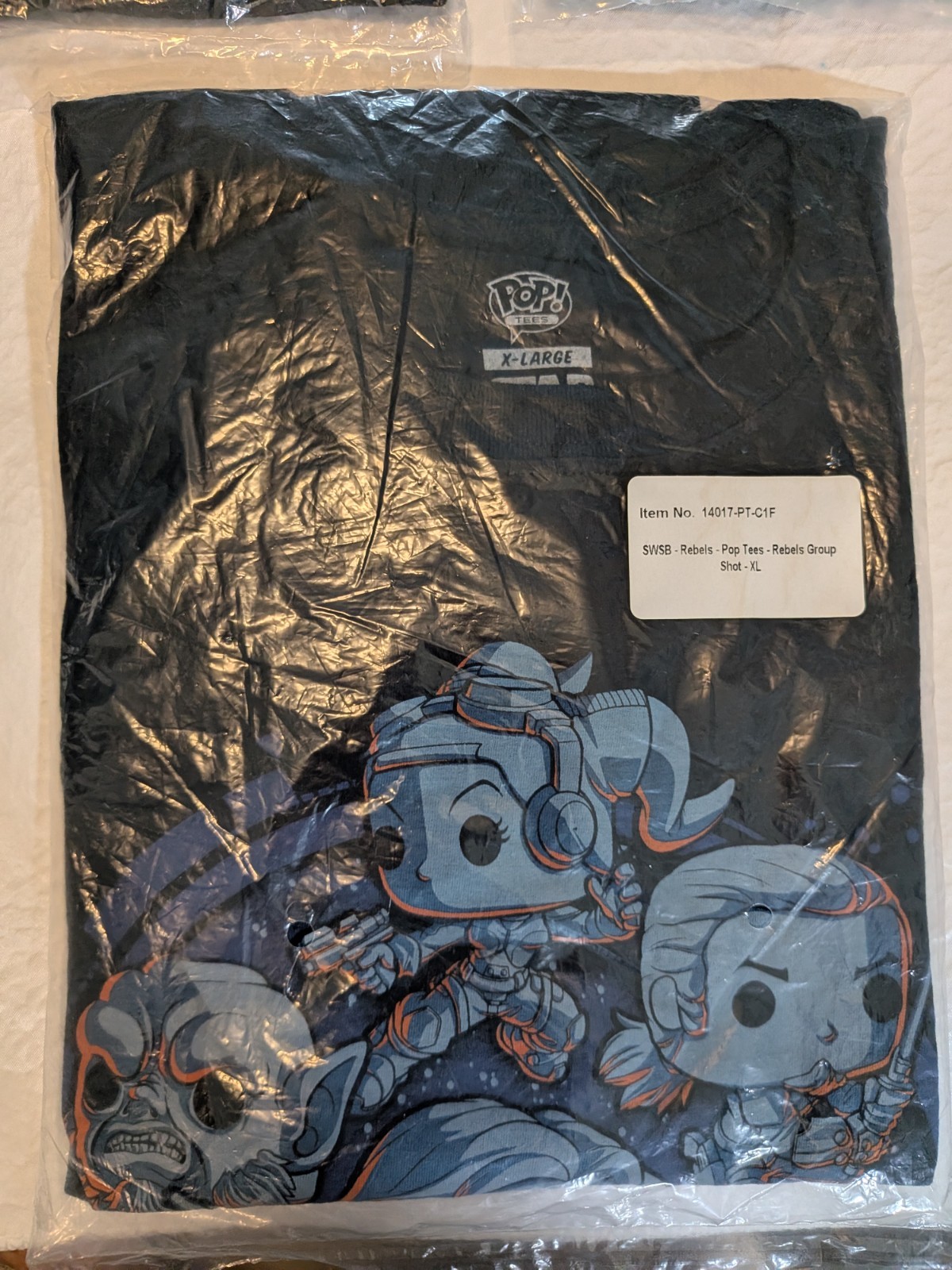 Lot 3 Funko Pop! Star Wars T-Shirt Men’s XL NEW, Unopened