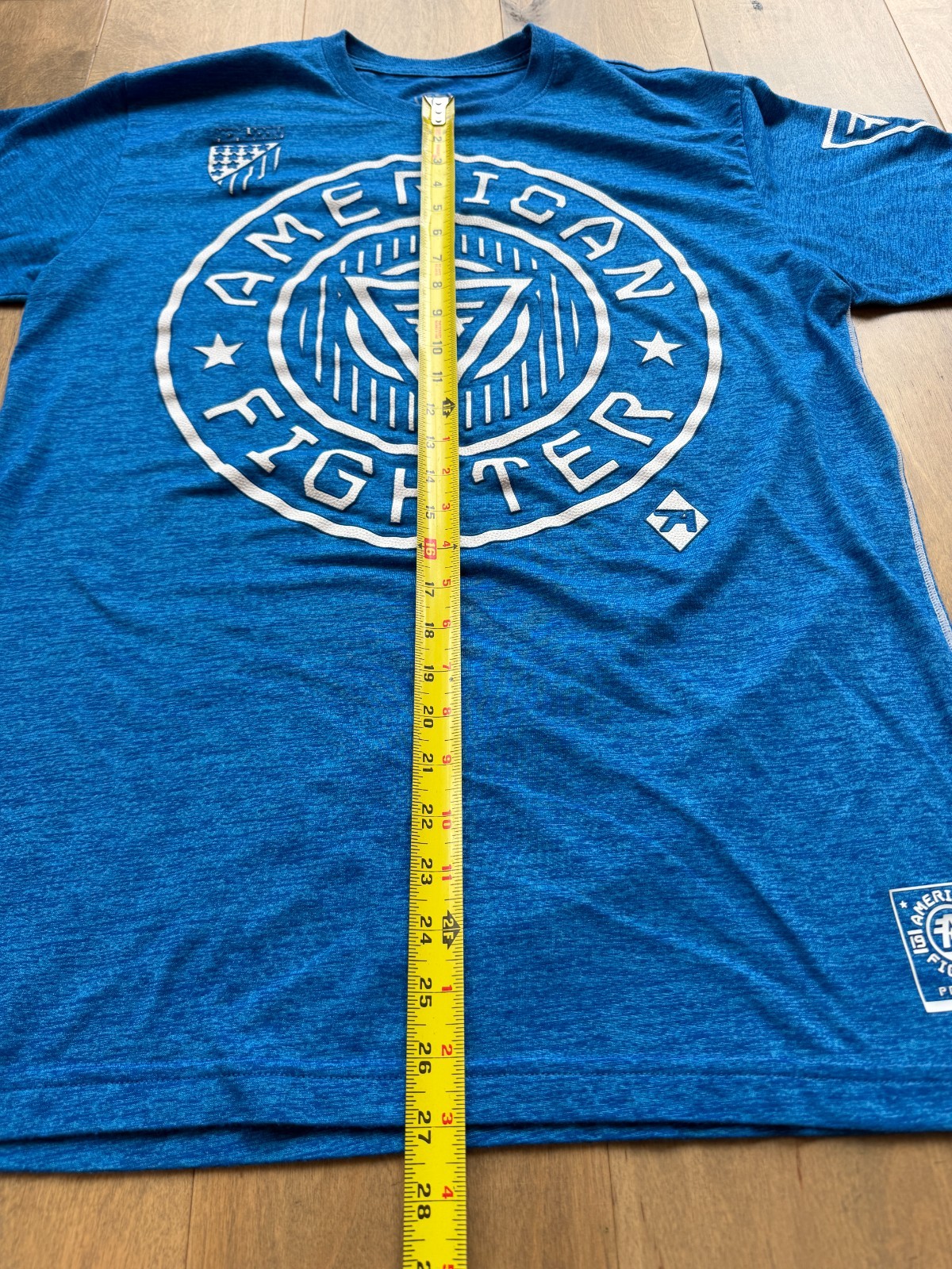 American Fighter Premium Athletics Blue 50/50 Cotton Poly Blend T-Shirt Men’s XL