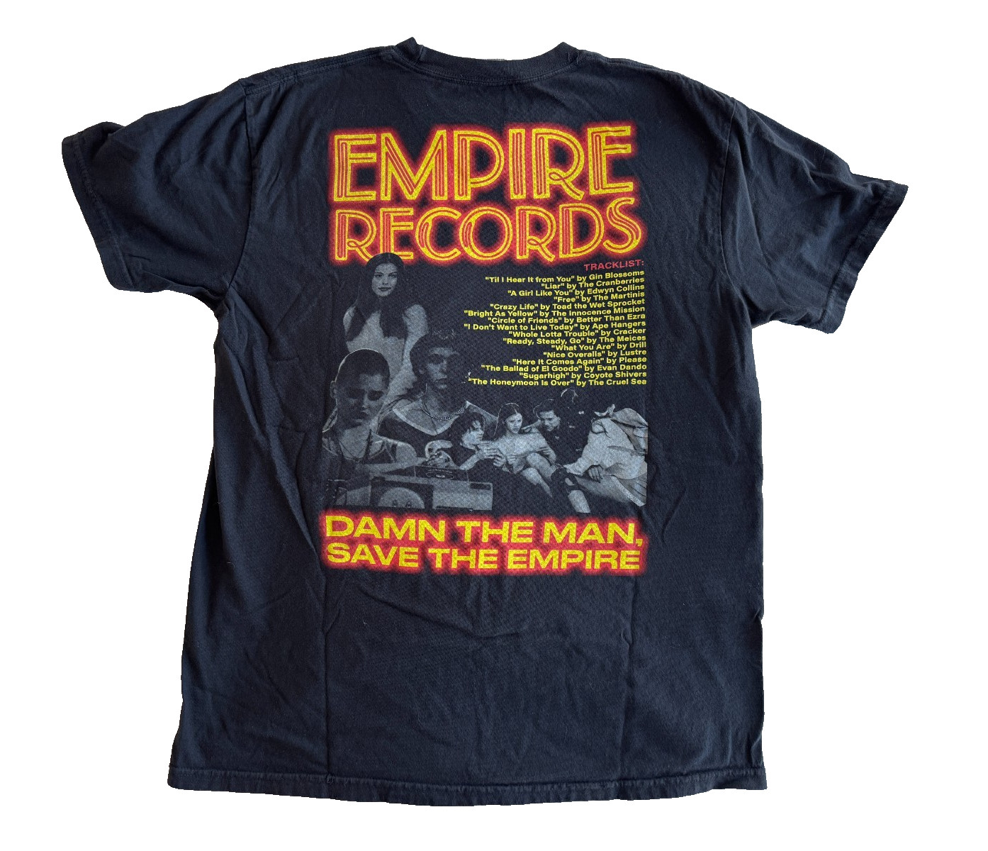 Empire Records Shirt Soundtrack Listing 1995 Liv Tyler Ethan Embry