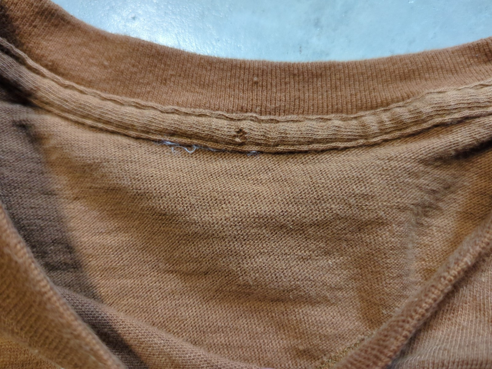 Vintage Captain’s Den City Island N.Y. T Shirt Brown Large Cotton Single Stitch