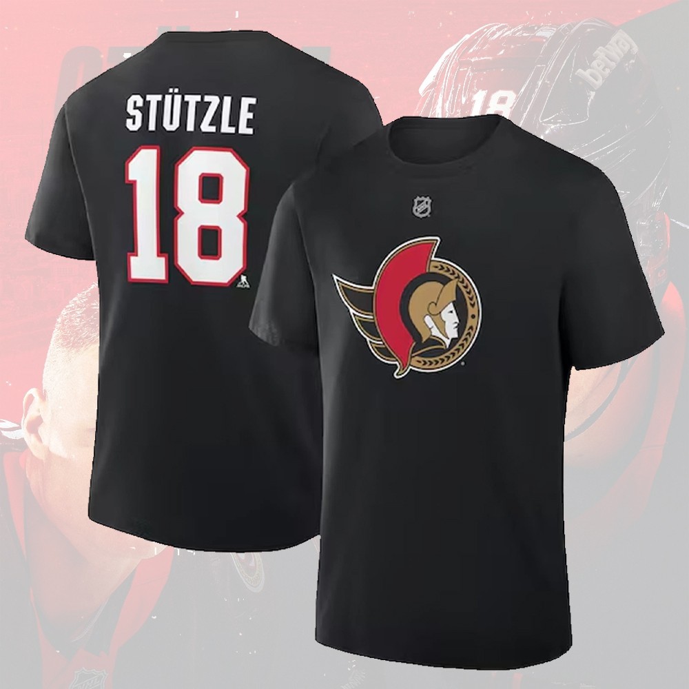 HOT 2026! Tim Stützle #18 Ottawa Senators Name and Number FAST Ship