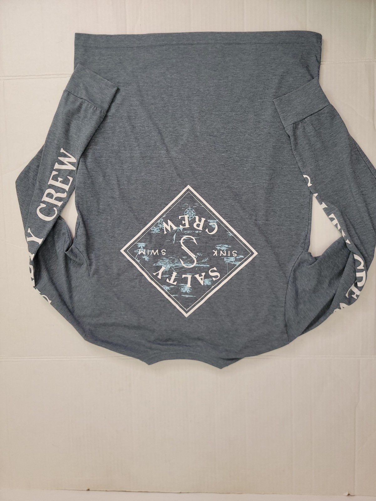 Salty Crew Graphic Fishing Premium UPF 40 Long Sleeve T-Shirt Men’s Small