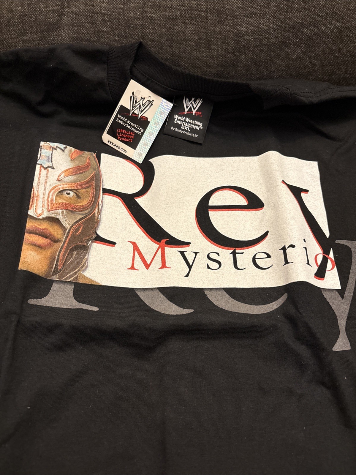 WWE Vintage Rey Mysterio Many Faces Shirt 2002 New With Tags Size 2xl