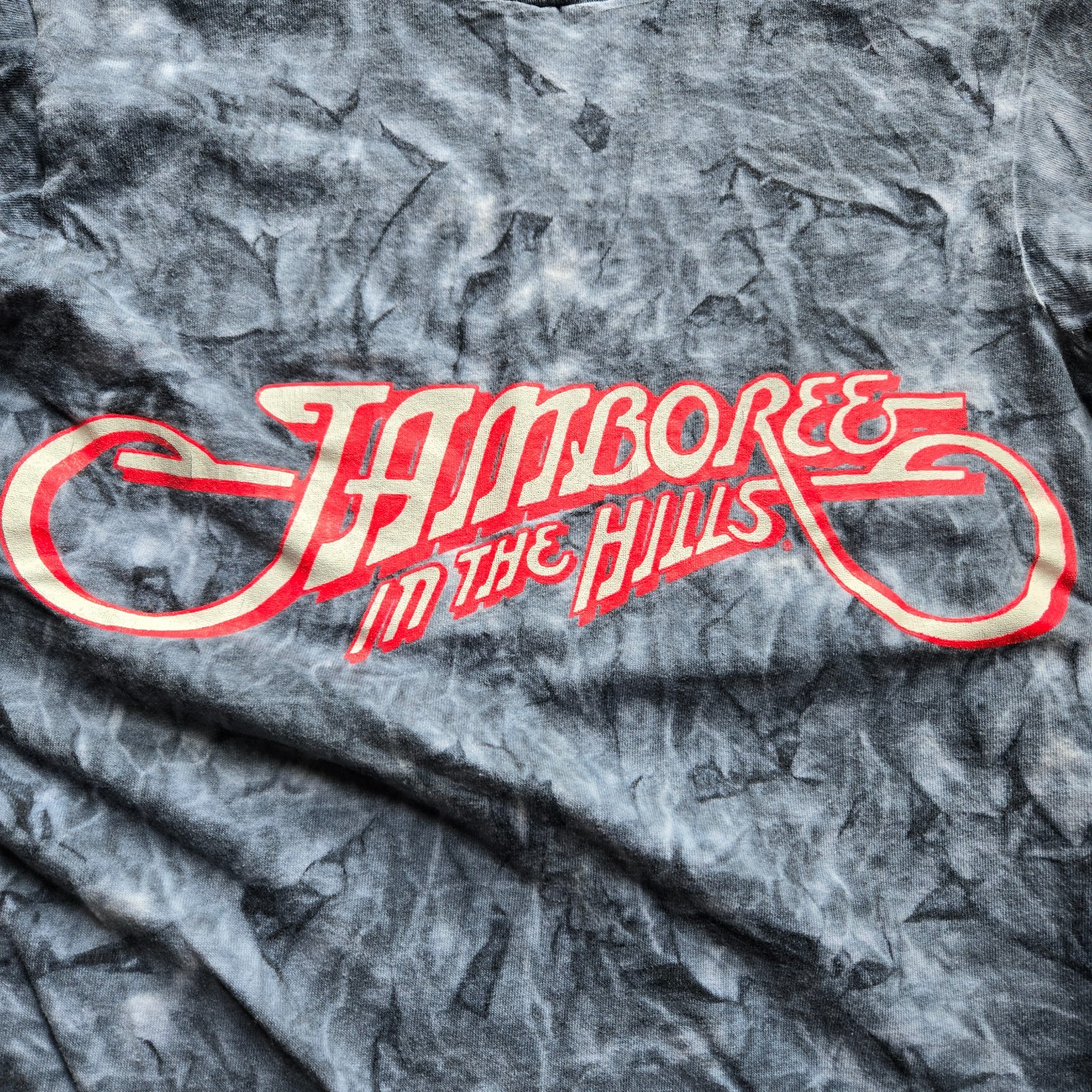 JAMBOREE IN THE HILLS Tour S Small Shirt RARE 90’s COUNTRY VINTAGE Tie Dye