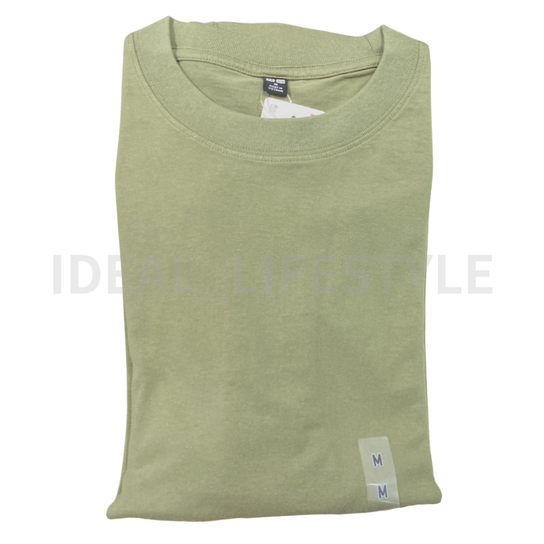 UNIQLO Boxy Cropped T-Shirt S M L XL XXL 3XL 4XL Short Length Men 487962 NWT