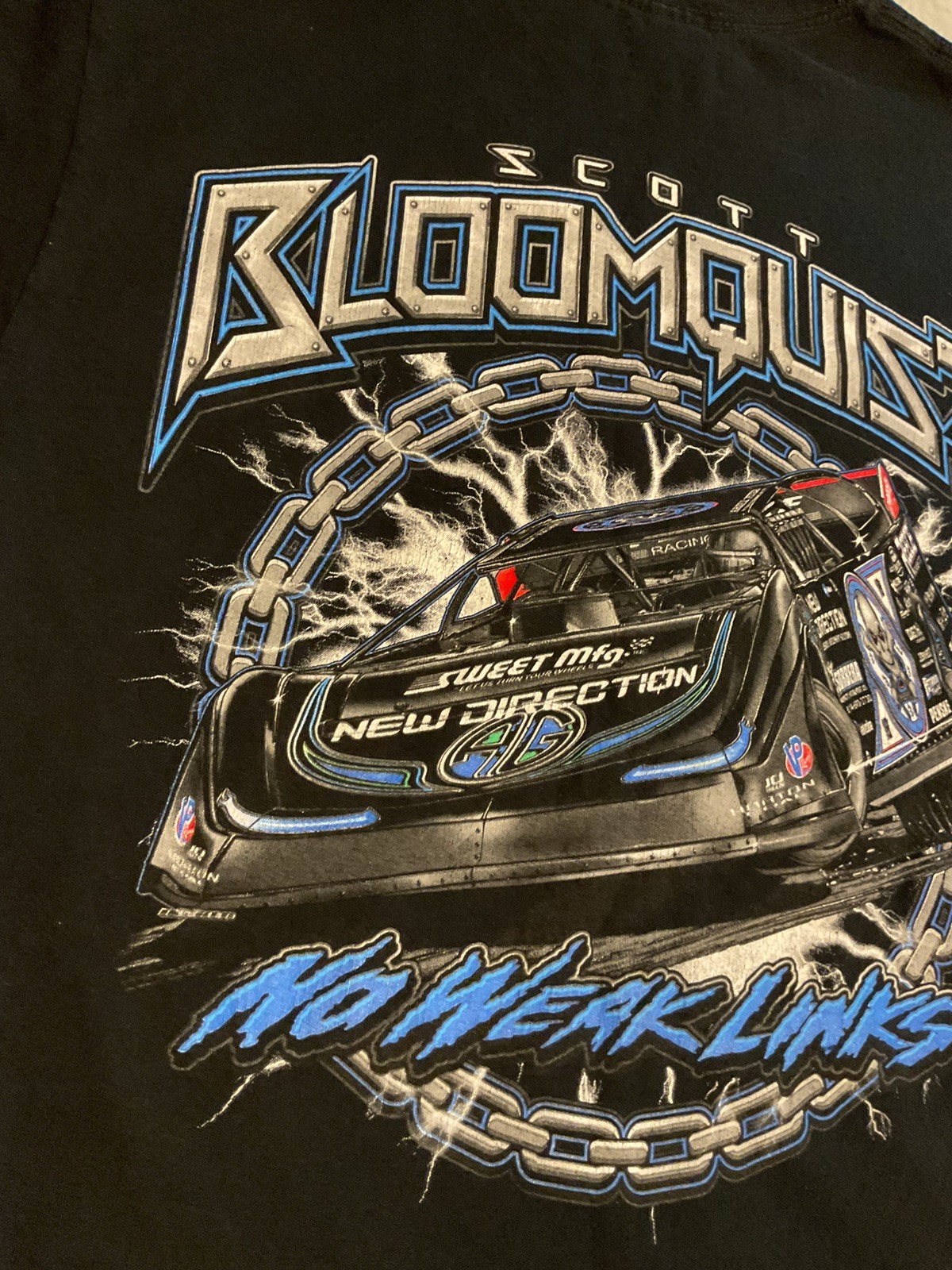 Scott Bloomquist Weak Links Dirt Track Racing Double Sided Tshirt Adult Large