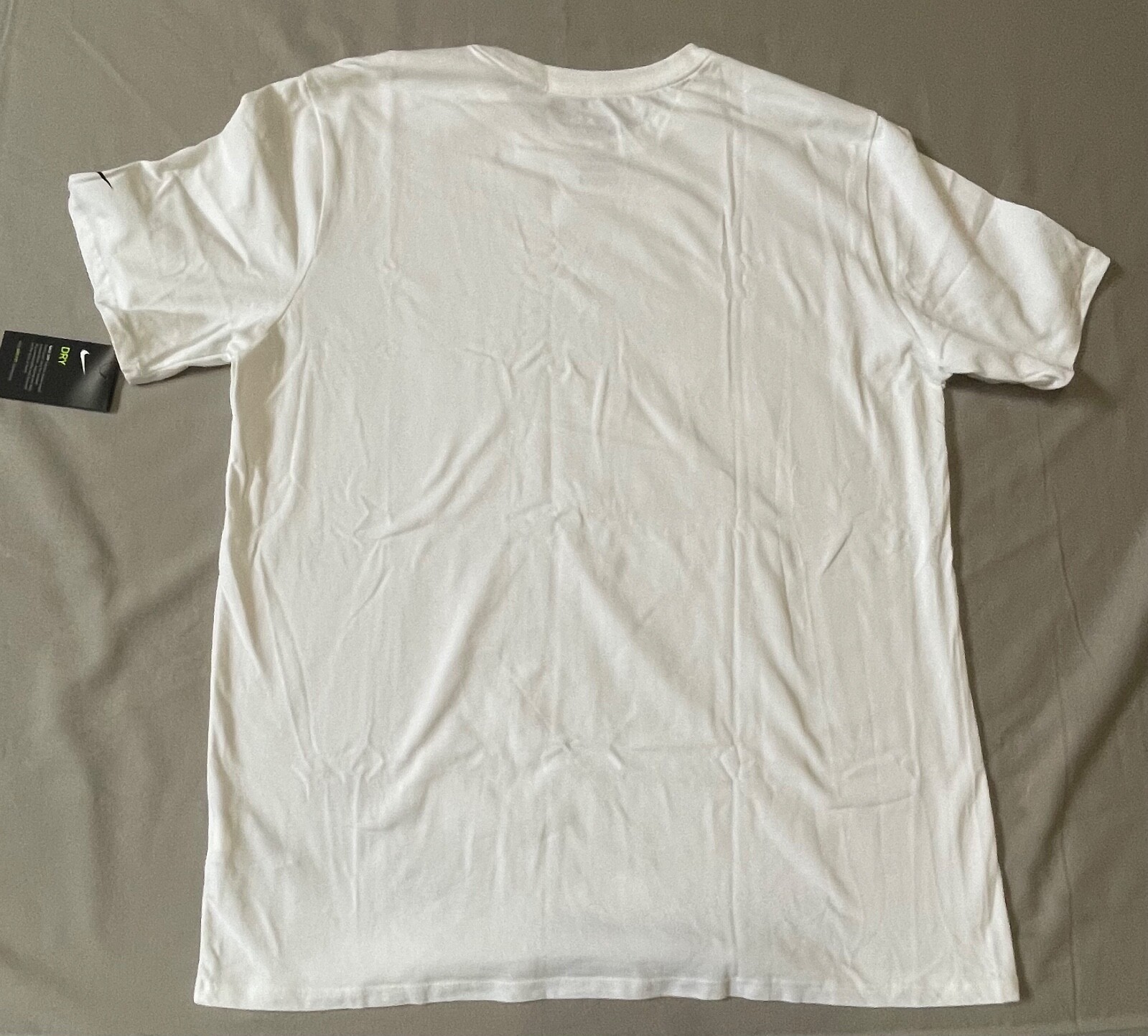 Nike Dri-FIT Cotton Poly Tee BQ5231 100 WHITE MENS XL