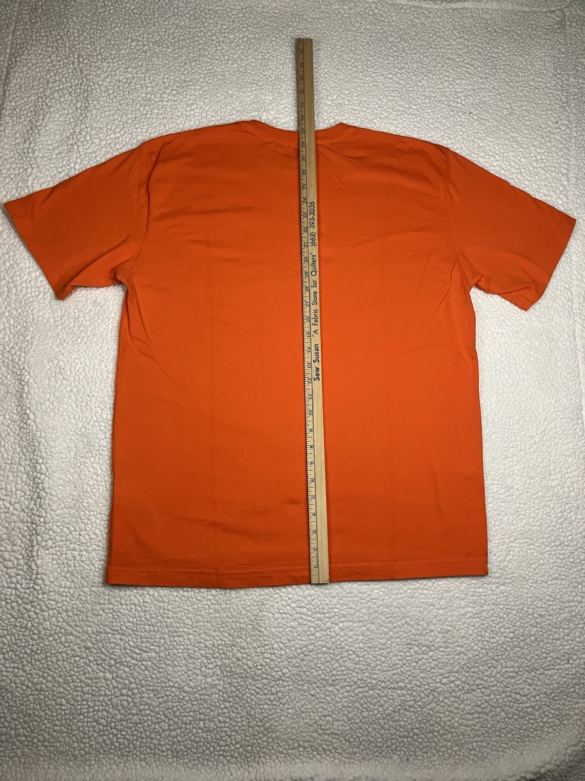 Carhartt K87 Loose Fit Pocket Logo Orange Crew Neck T-Shirt Men’s M