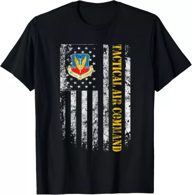 Proud Air Force Tactical Air Command Veteran US Flag Gift Tees
