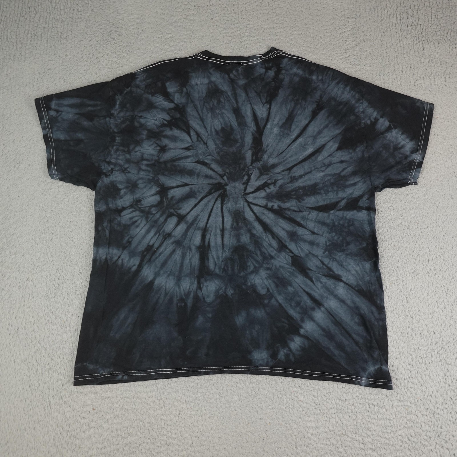 Origami Angel Shirt Mens 2XL Black Colortone Tie Dye Graphic Midwest Emo Band