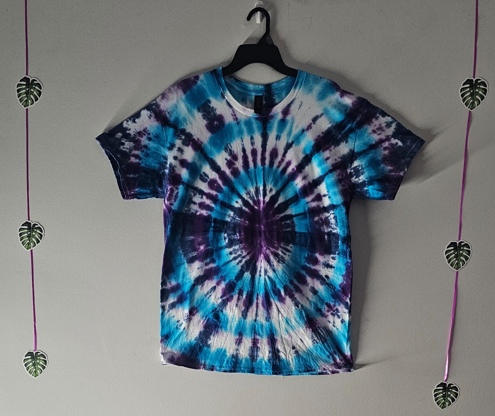 Bull Eye Tie Dye Mens T-Shirt Blank Tye Dyed Tee Spiral New-4 XL Size