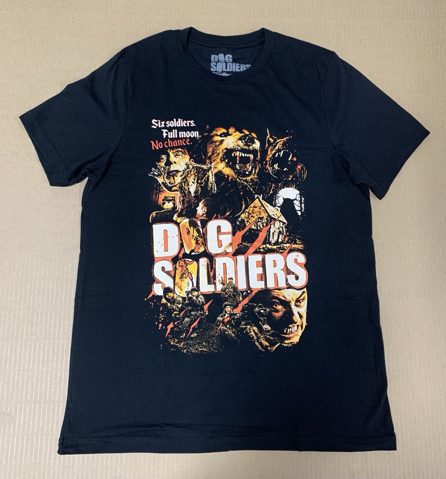 Dog Soldiers Horror T-shirt -LICENSE (great condition)(MEDIUM see description)