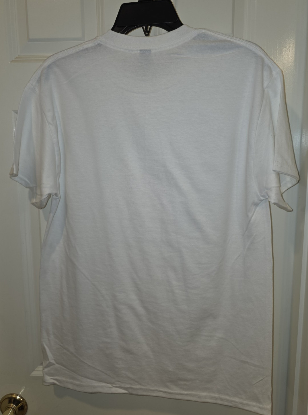 Gildan Heavy Cotton Crew Neck T-Shirt Blank Tee Short Sleeve White Size M