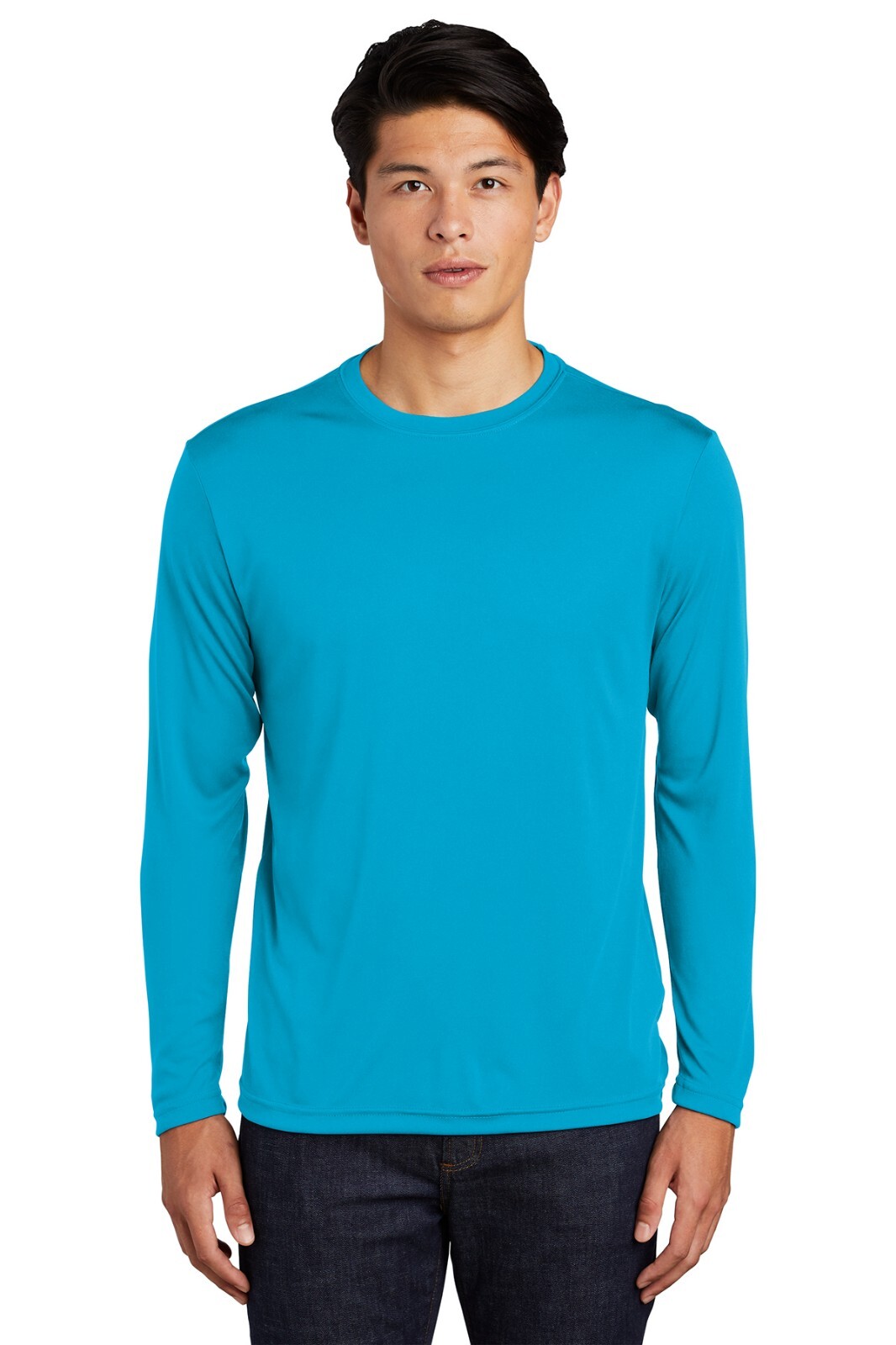 MEN’S MOISTURE WICKING Dri fit Long Sleeve SPORT-TEK T-shirt ST350LS 2XL-4XL