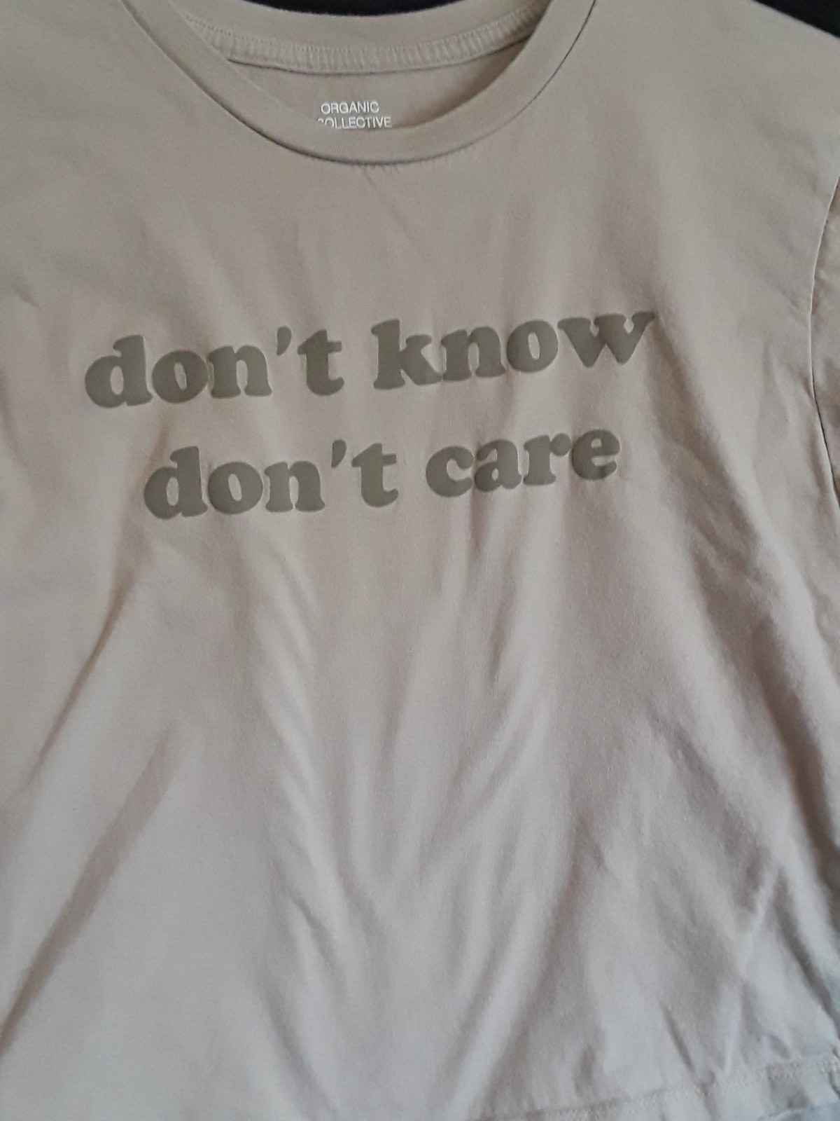 Dont Know Dont Care T Shirt XS teens