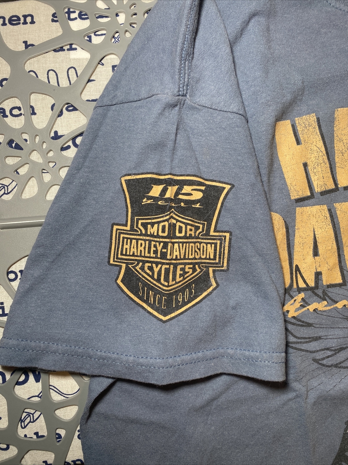 Large Harley-Davidson T Shirt 115 Years Anniversary 2018 Men’s L FREE SHIPPING