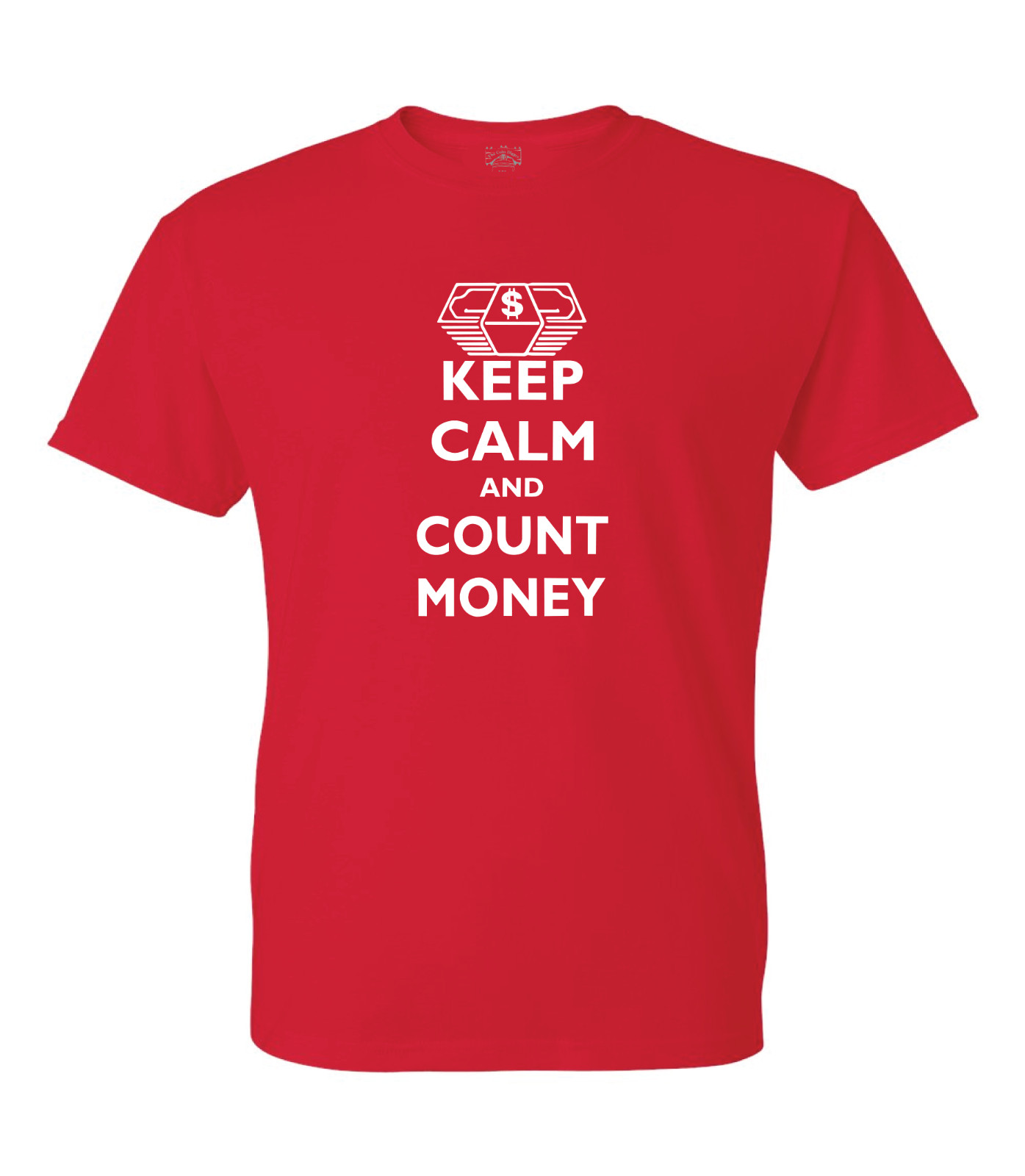 Keep Calm & Count Money T-Shirt Currency Collecting Shirt Fun for Gift