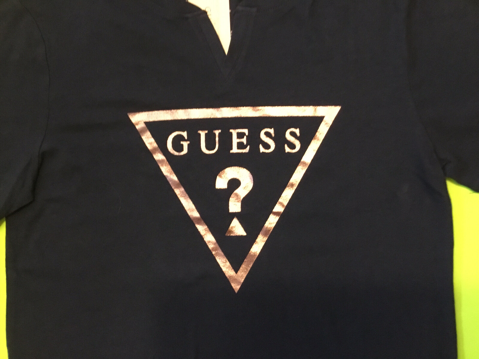 GUESS Los Angeles Men’s Short Sleeve T-Shirt Size LARGE Blue w/Silver Cotton NEW