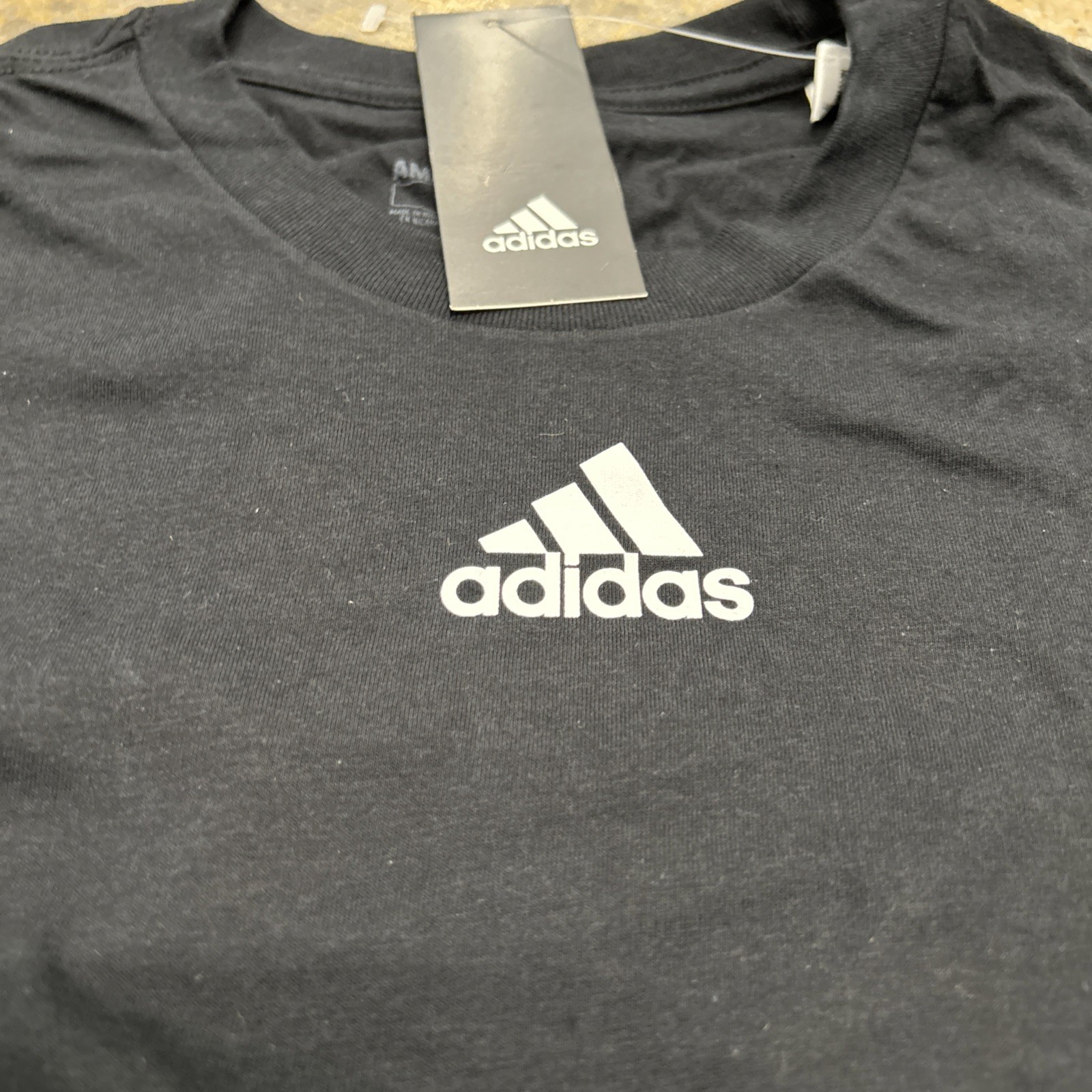 adidas Amplifier Cotton Tee Short Sleeve Black EK0174 Men’s Size 2XL – NWT