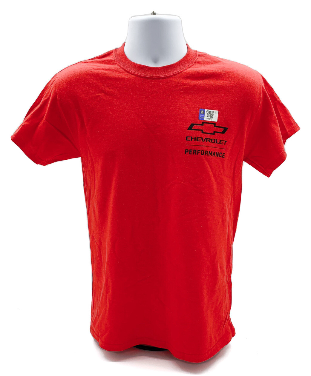 Red T-Shirt w/ Black Chevrolet Performance Script / Logo & Bowtie Emblem