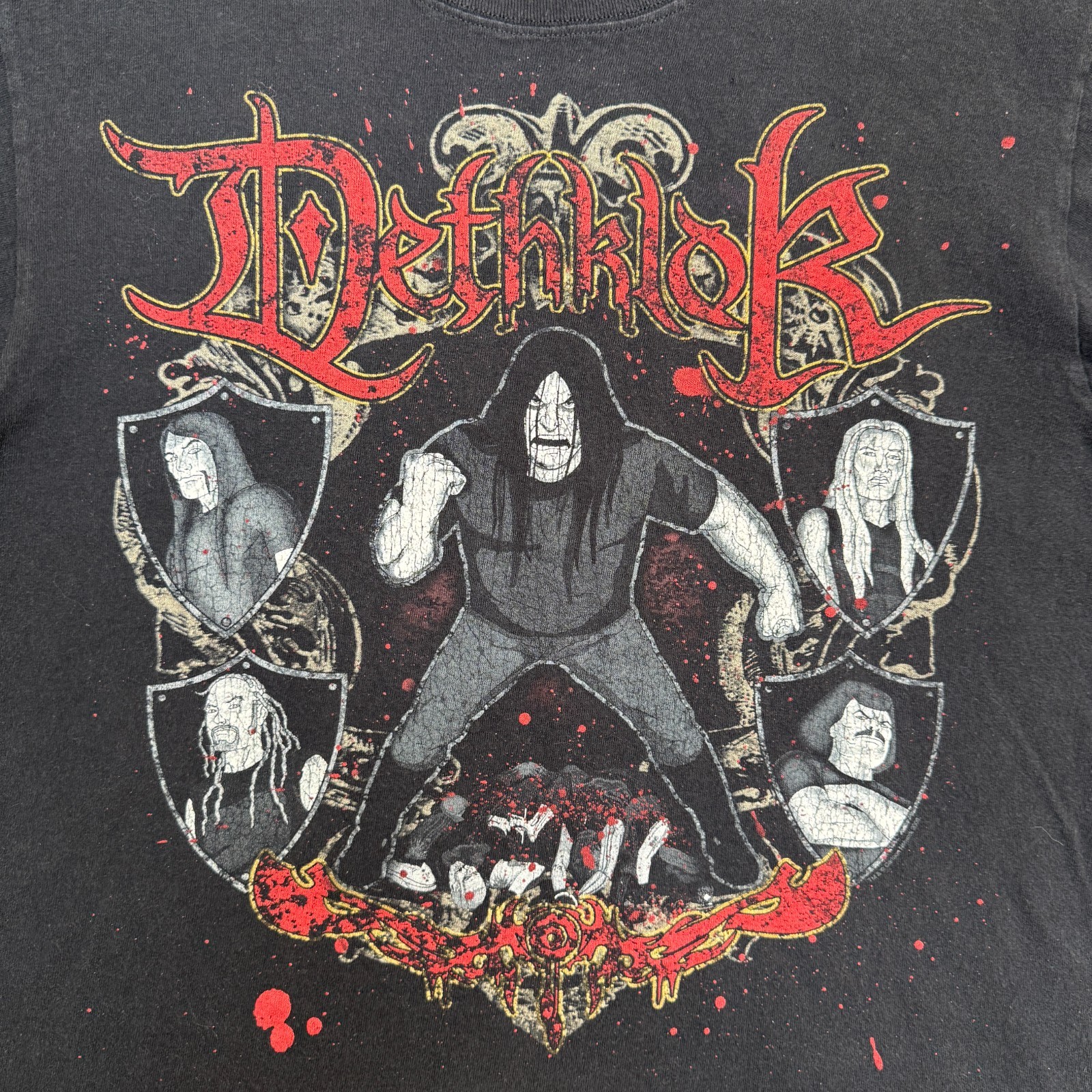 Vintage Metalocalypse Dethklok Band Tour T Shirt Adult Medium Graphic Y2K 2008