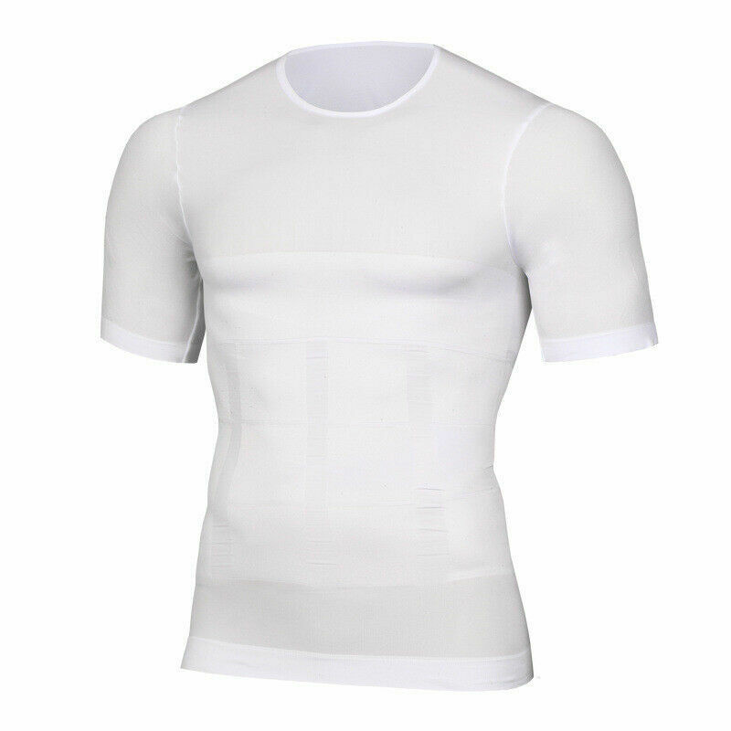 Men’s Toning Vest Compression Shirt Tank Gynecomastia Belly Control Body Shaper