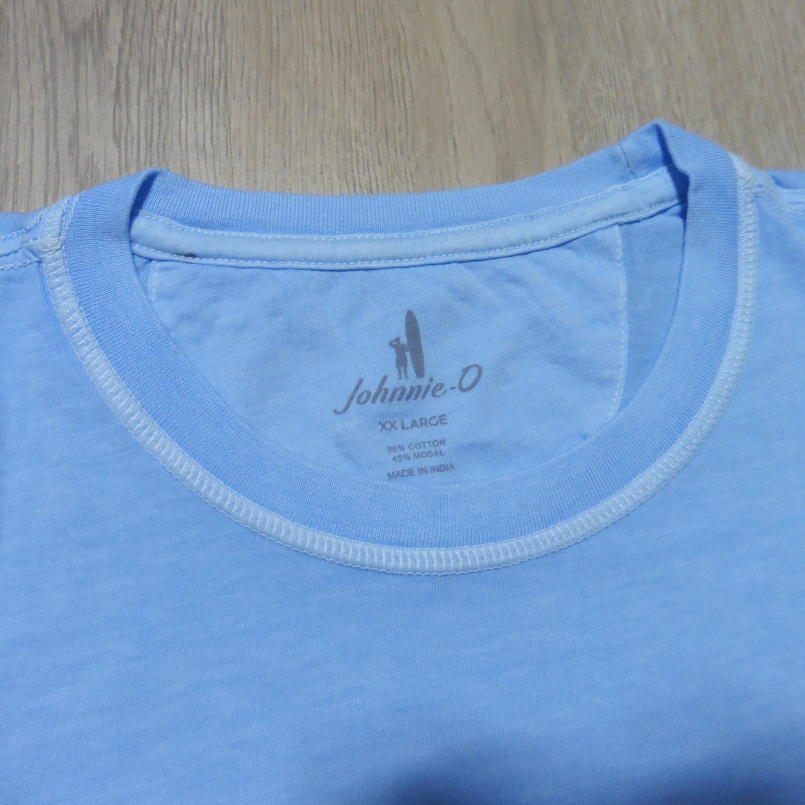 JOHNNIE O Mens 2XL XXL T SHIRT BRENNAN 2.0 MALIBLU BLUE LONGSLEEVE GOLF SURF TEE