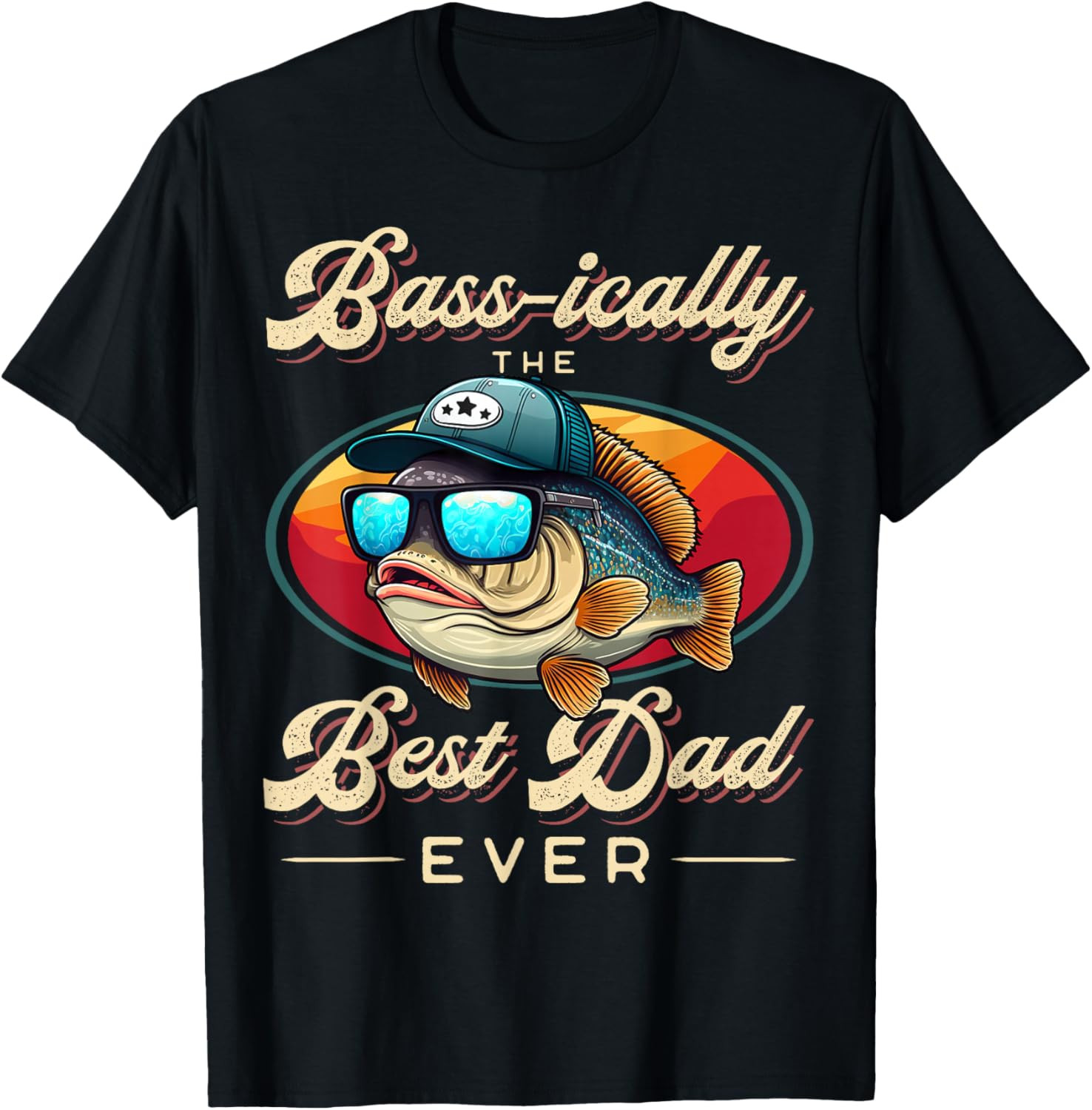 Funny Fishing Father’s Day – Dad Fisherman Birthday Graphic T Shirt