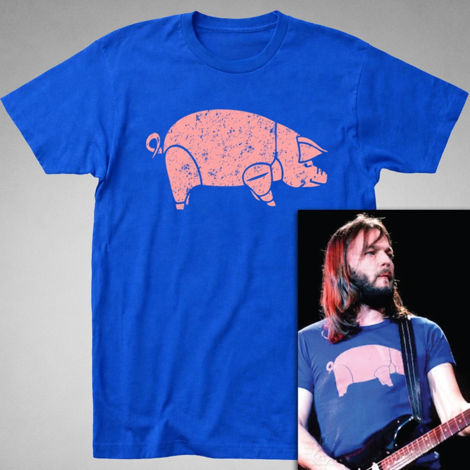 Pink Floyd Animals Pig Vintage Rock Band T Shirt David Gilmour 1977 Tour Tee