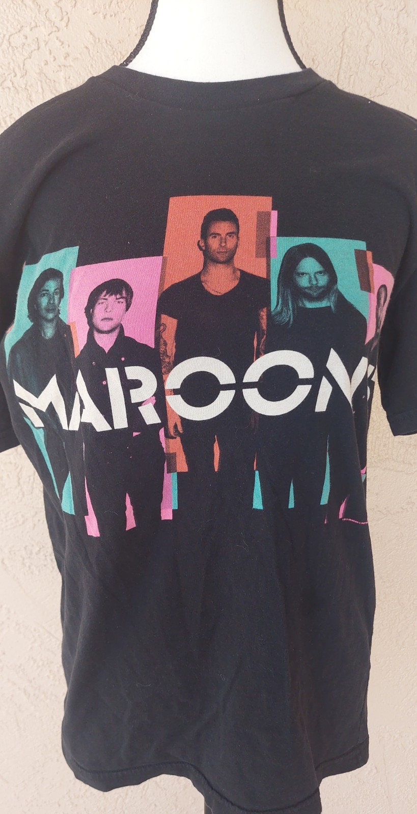 Maroon 5 2013 North American Tour T-Shirt Size Medium Adam Levine